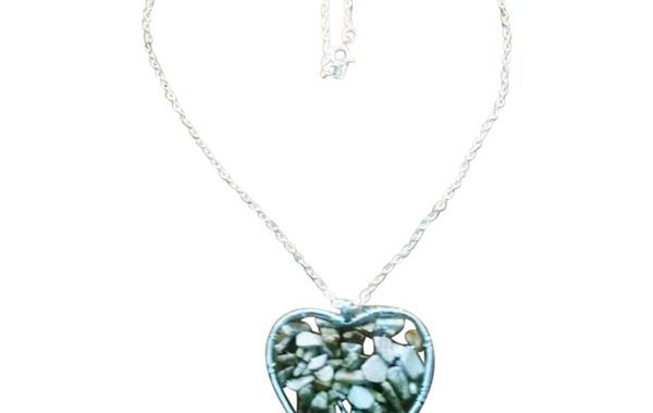 Love Heart Wire Wrap Handmade Necklace