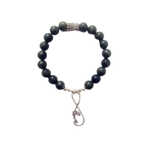 Serpentine Crystal Bead Infinite Handmade Bracelet