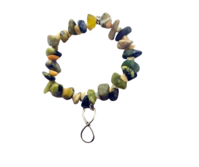 Infinite Serpentine Stone Handmade Bracelet