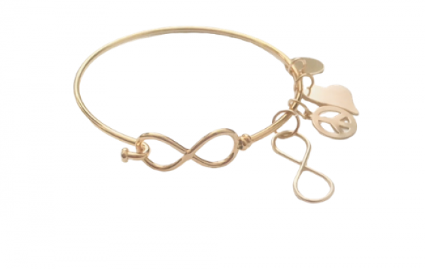 Inpeloto Golden Charms Handmade Bracelet