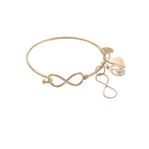 Inpeloto Golden Charms Handmade Bracelet