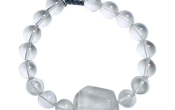 Togetherness Clear Crystal Quartz Handmade Bracelet